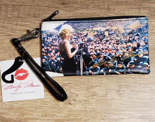 BIOWORLD Official MARILYN MONROE on Stage Clutch,  Zipper Wallet