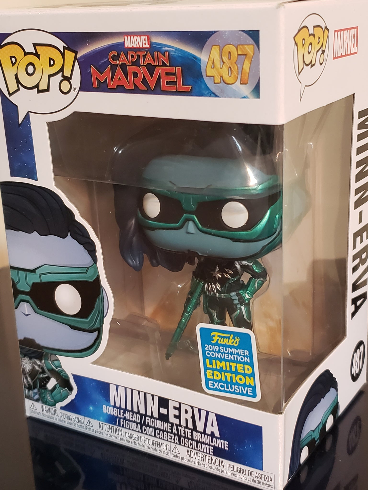 Funko Pop! Captain Marvel (2019) - Minn-Erva #487 (2019 SDCC Exclusive