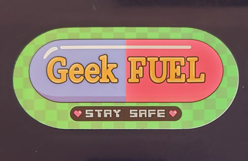 DR MARIO inspired Geek Fuel Logo Sticker 2