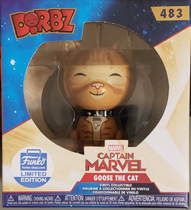 Goose the Cat "Captain Marvel" DORBZ 483, MARVEL Funko Limited Edition