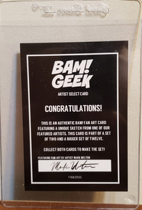 Bam! Exclusive Artist Select Trading Card 5.6 Biff Tannen - Back to the Future "The Battle (6)" by Mark Melton of/2500