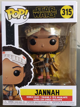 Load image into Gallery viewer, JANNAH &quot;STAR WARS&quot; Funko POP! #315 (Imperfect Box,  top back corner)