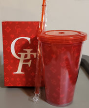 Load image into Gallery viewer, GEEK FUEL (Fashion Inspired) Travel Tumbler and Straw