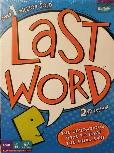 Last Word Game by Buffalo Games 2nd Edition. The race to have the final say