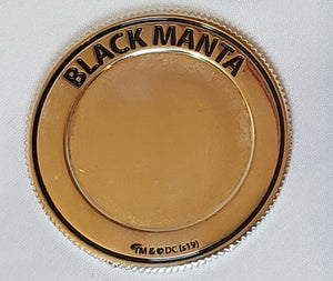 Black Manta (DC Aquaman) Coin in Velvet Pouch. 2019 Loot Crate Exclusive s19