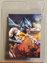 Load image into Gallery viewer, Bam! Exclusive Artist Select Trading Card THE BATMAN (Batman) &quot;The Battle&quot; by Hal Moore of/2500 