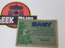 Load image into Gallery viewer, JURASSIC PARK inspired Geek Fuel Logo Sticker 2&quot; x 4&quot; with Vintage Trading Card 