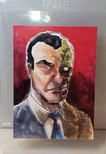 Load image into Gallery viewer, Bam! Exclusive Artist Select Trading Card 6.3 &quot;TWO-FACE&quot; Batman &quot;Villains&quot; by SHAWN LANGLEY 