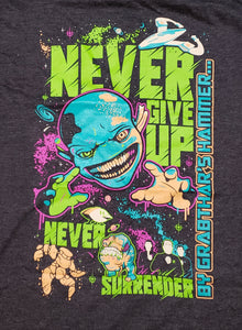 Galaxy Quest "Never Give Up, Never Surrender"  T Shirt, Geek Fuel Limited Edition Exclusive