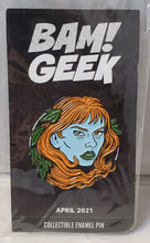 Load image into Gallery viewer, POISON IVY &quot;Gotham City Sirens&quot; Collectible Enamel Pin, Bam! Box Exclusive (DC Comics)