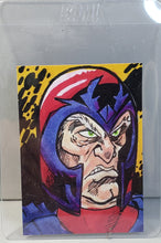 Load image into Gallery viewer, Bam! Exclusive Artist Select Trading Card &quot;Magneto&quot; X-MEN &quot;Villains&quot; by Trey Baldwin