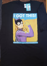 Load image into Gallery viewer, BATGIRL &quot;I GOT THIS&quot; Classic Comic Art 2XL T Shirt, (Rosie the Riveter Homage) Nerd Block Limited Edition Exclusive