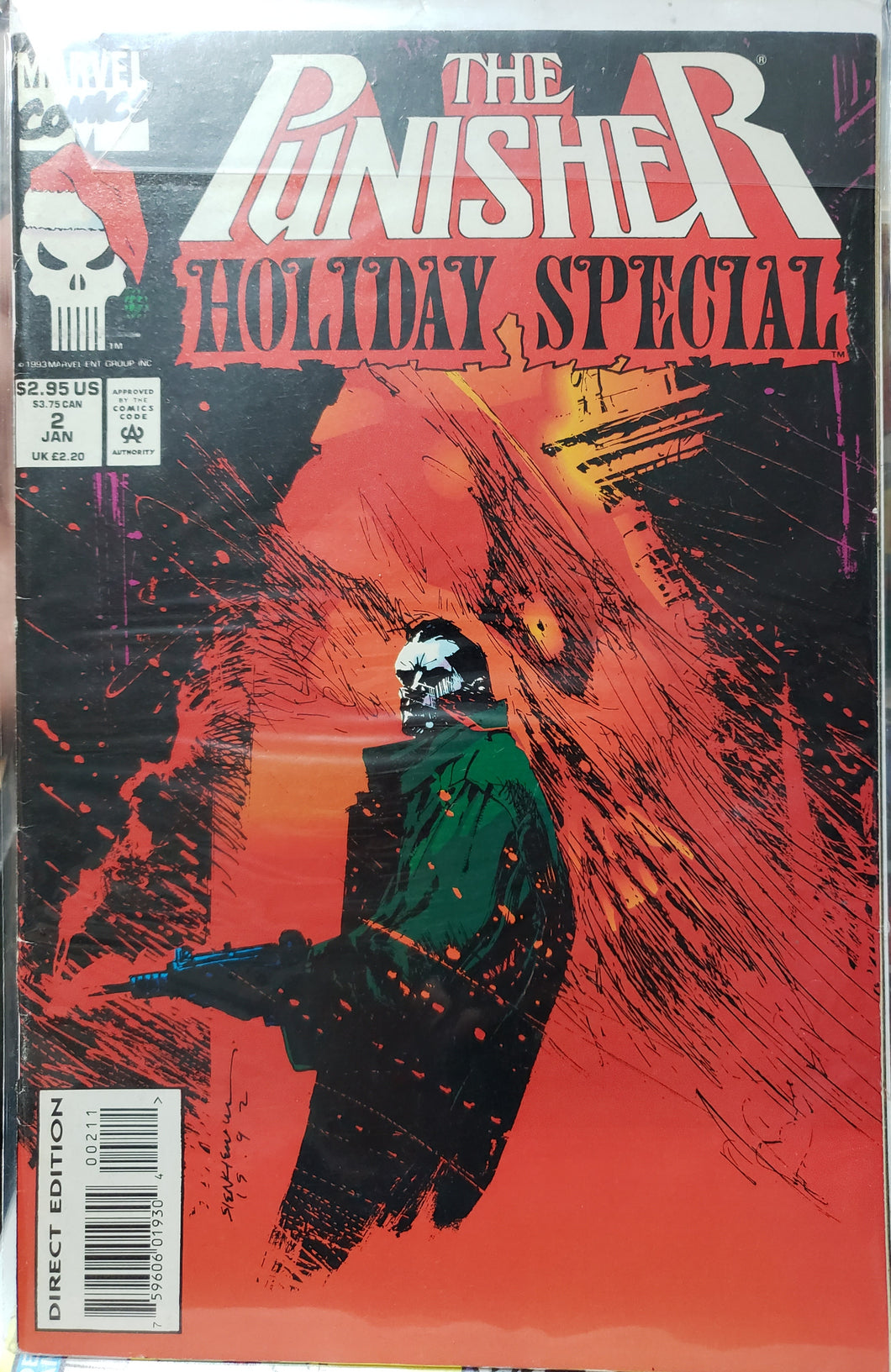 THE PUNISHER Holiday Special #2 (1994, MARVEL COMICS) G/F