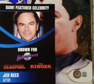 JED REES "TEB" Galaxy's Quest  BAM! Autograph 8 x 10 with Certificate of Authenticity by Beckett.