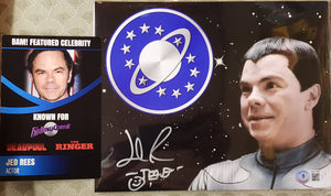 JED REES "TEB" Galaxy's Quest  BAM! Autograph 8 x 10 with Certificate of Authenticity by Beckett.