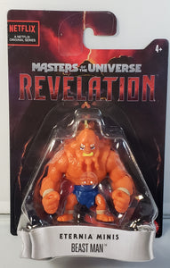BEAST MAN Masters of the Universe:Revelation MOTU. ETERNIA MINIS (Mattel) Figure