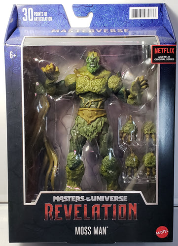 MOSS MAN - Masters of the Universe: Revelation MASTERVERSE (2021 MOTU) Action Figure. 30 points of Articulation