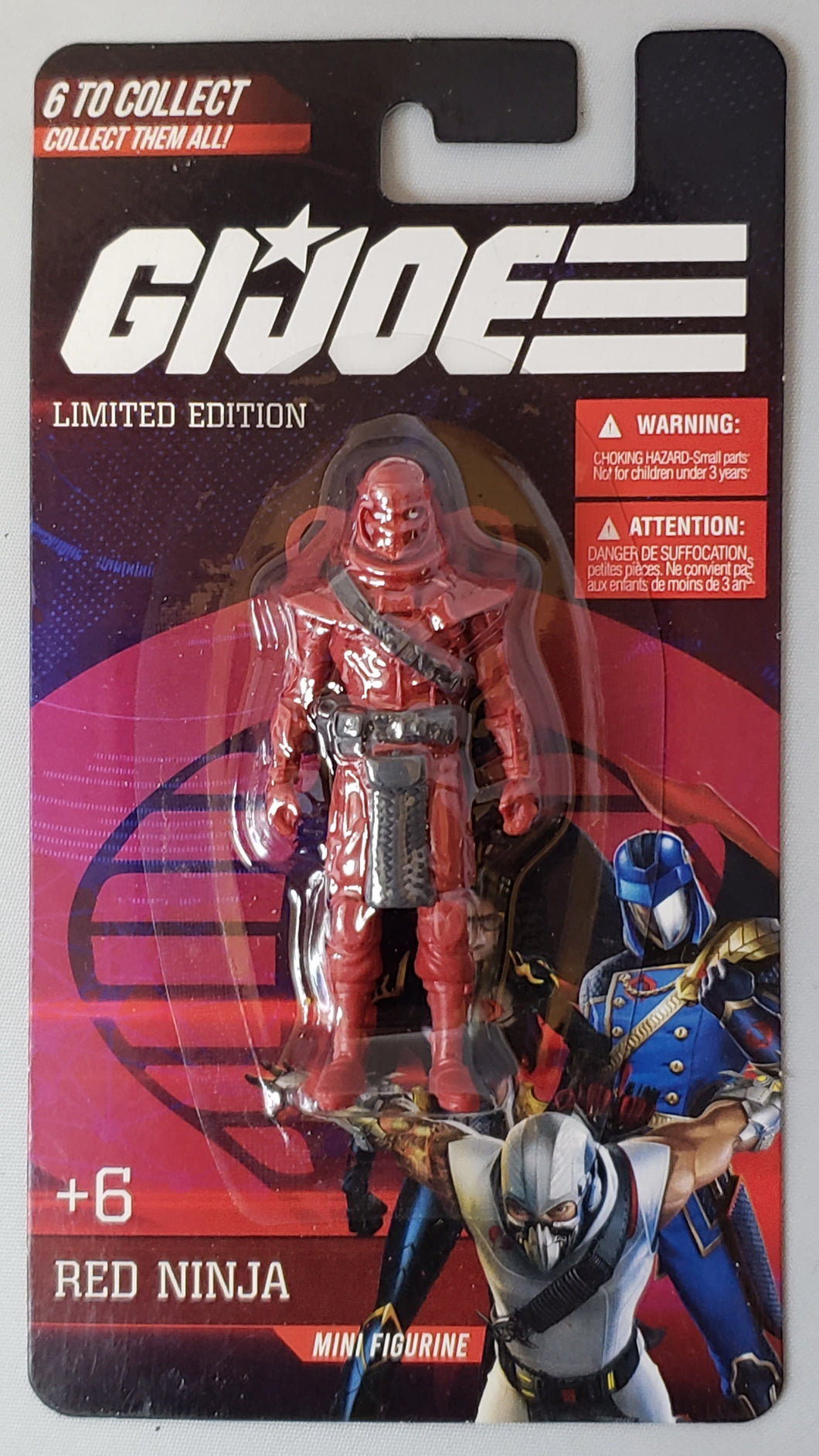 G.I. Joe - RED NINJA - Limited Edition Mini Figure 2.5