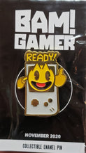 Load image into Gallery viewer, PAC MAN on GAMEBOY (Nintendo) Limited Edition Fan Art Enamel Pin, Bam! Box Gamer Exclusive