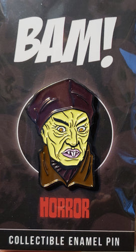 NOSFERATU (classic vampire movie) Collectible Enamel Pin, Bam! HORROR Box Exclusive