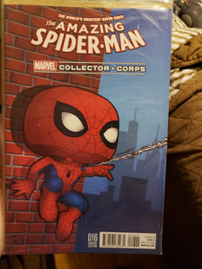 AMAZING SPIDER-MAN #16. MARVEL Collector Corps/Funko Exclusive Variant F/VF-NM