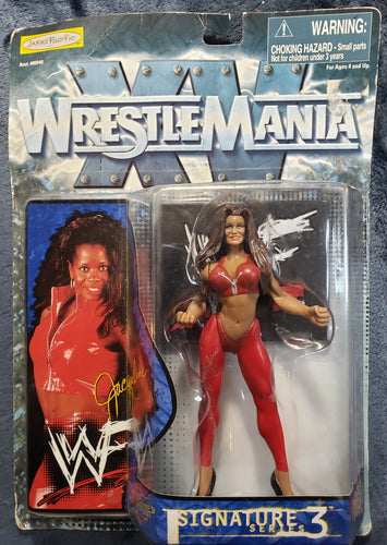 1998 Jakks Pacific WWF WrestleMania XV Jacquline Signature Series 3 Figure