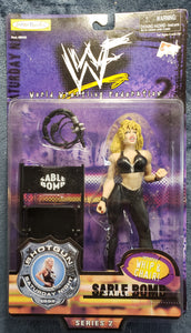 1998 WWF Shotgun Saturday Night SABLE Bomb Figure Jakks Series 2 Vintage WWE