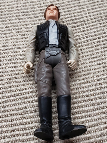 Vintage Han Solo Bespin Action Figure 1984 STAR WARS Kenner, loose, as is