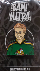 Mighty Ducks "Gordon Bombay (Ducks Jersey)", Emilio Estevez Enamel Pin. BAM! Ultra Exclusive