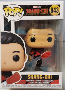 SHANG-CHI (KICKING) "SHANG CHI: Legend of the Ten Rings" Funko POP! MARVEL #843 (Heroes, Comic)