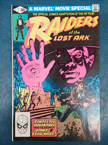 MARVEL MOVIE SHOWCASE: INDIANA JONES: RAIDERS OF THE LOST ARK #1 1981 Marvel Comics NEWSSTAND VG/VF