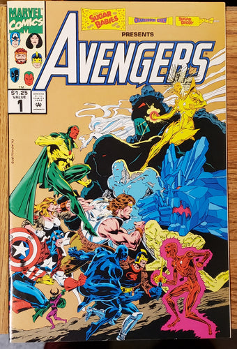 Avengers #1 Collector's Edition (1993) VG/VF MARVEL Comics, with Promo Cards