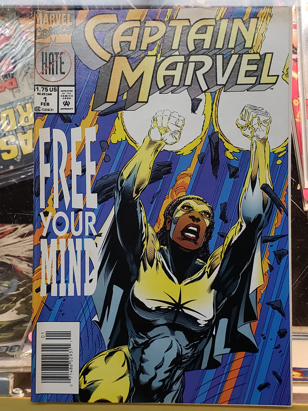 Marvel Comics CAPTAIN MARVEL VOL 2 #2 1994 Free Your Mind. VG/F Monica Rambeau