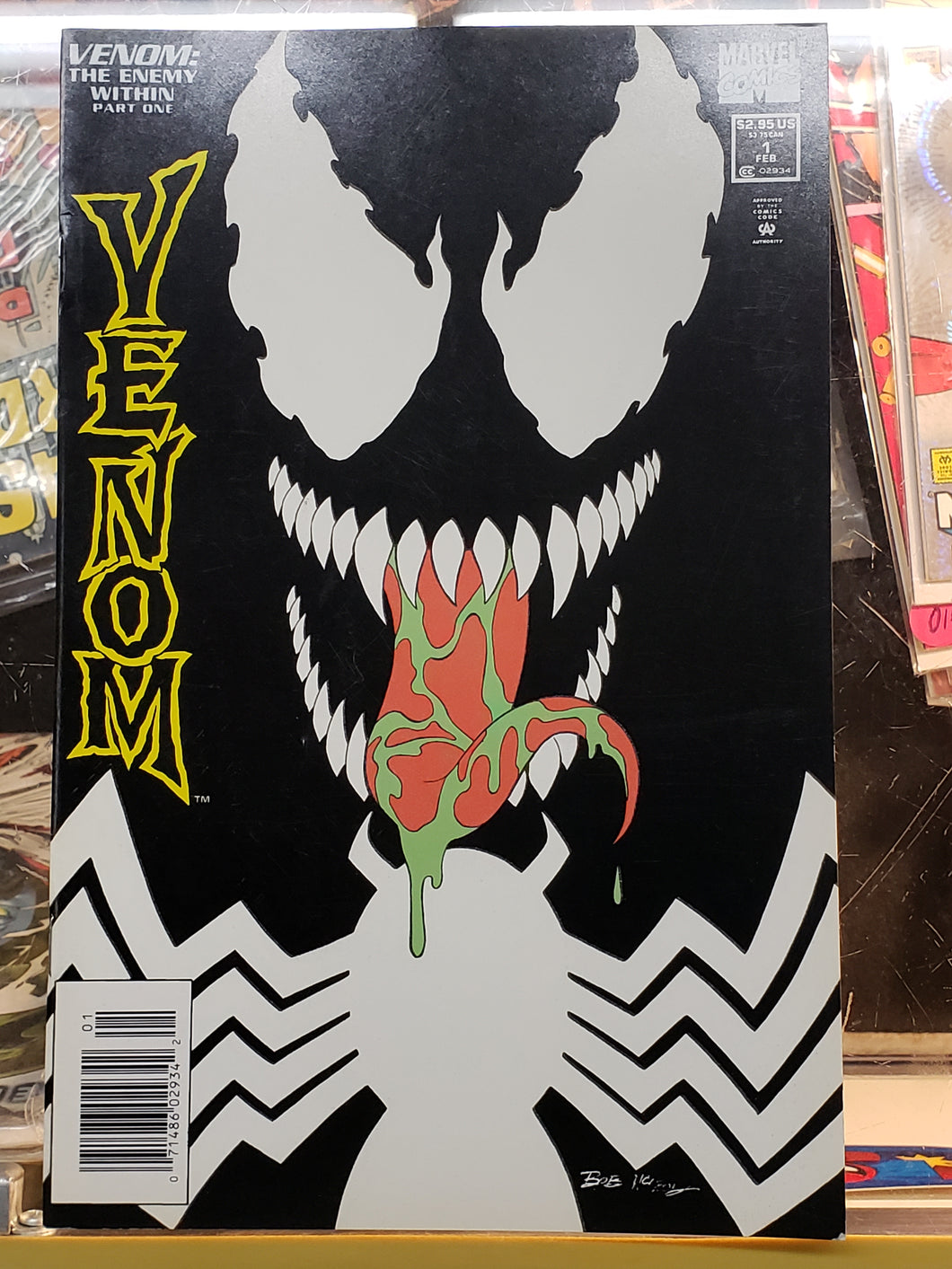 VENOM The Enemy Within: Part One #1 Glow In The Dark! 1994 MARVEL COMICS. VG/VF