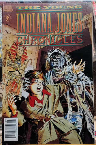 The Young Indiana Jones Chronicles #1 Newsstand Cover (1992-1993) Dark Horse VG+