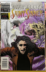 1994 Marvel Razorline, Clive Barker Saint Sinner #1 VF+ Embossed Cover Horror Comic Book