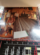 Load image into Gallery viewer, IRON MAIDEN 1987 Calendar. Vintage RARE Collectible. Great condition VG/F