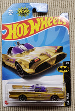 Load image into Gallery viewer, Hot Wheels - BATMAN TV Series 4/5 Batmobile 2022 - Gold/ Purple Variant 131/250