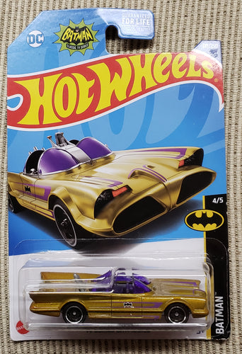 Hot Wheels - BATMAN TV Series 4/5 Batmobile 2022 - Gold/ Purple Variant 131/250