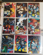 Load image into Gallery viewer, 1992 MARVEL: THE PUNISHER: WAR JOURNAL ENTRY, Complete 90 card set VF/NM with 6 Bonus Chase Cards.
 