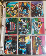 Load image into Gallery viewer, 1992 MARVEL: THE PUNISHER: WAR JOURNAL ENTRY, Complete 90 card set VF/NM with 6 Bonus Chase Cards.
 