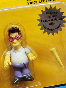 The Simpsons "Database" WORLD OF SPRINGFIELD - Series 12 Interactive Figure (Playmates) 