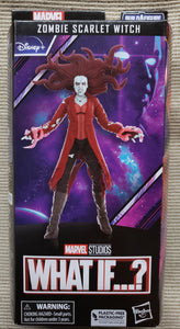 Marvel Legends - What If...? - Zombie Scarlet Witch 6" Figure with BAF KHONSHU