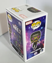 Load image into Gallery viewer, T&#39;CHALLA as STAR-LORD &quot;MARVEL: WHAT IF...?&quot; Funko POP! #871 (Heroes, Comics)