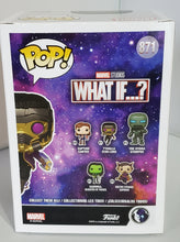 Load image into Gallery viewer, T&#39;CHALLA as STAR-LORD &quot;MARVEL: WHAT IF...?&quot; Funko POP! #871 (Heroes, Comics)