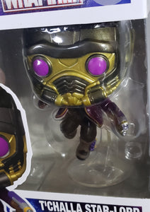 T'CHALLA as STAR-LORD "MARVEL: WHAT IF...?" Funko POP! #871 (Heroes, Comics)