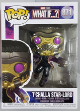 Load image into Gallery viewer, T&#39;CHALLA as STAR-LORD &quot;MARVEL: WHAT IF...?&quot; Funko POP! #871 (Heroes, Comics)