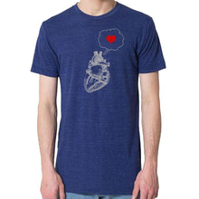 Load image into Gallery viewer, Mens &quot;Heart Thinking Heart&quot; T Shirt