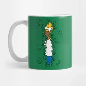 Sneaky Hedge Simpsons Mug