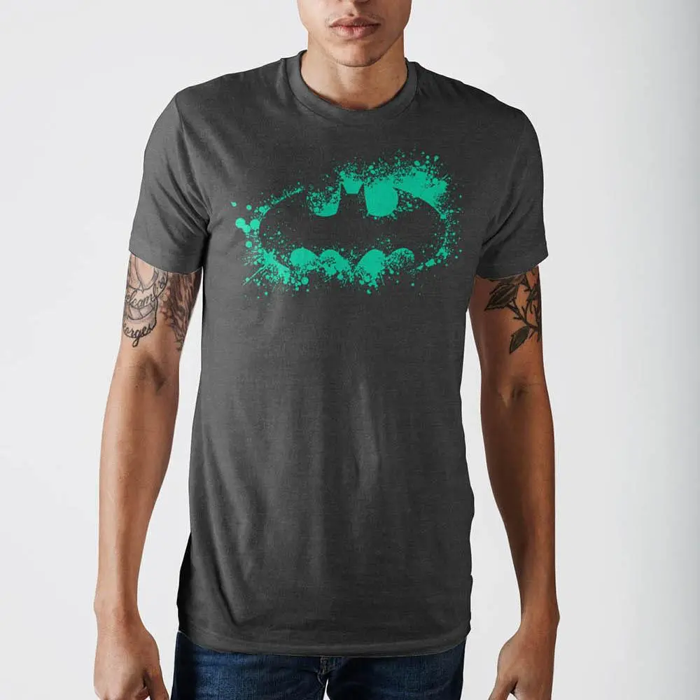 Batman Splatter Logo T-Shirt